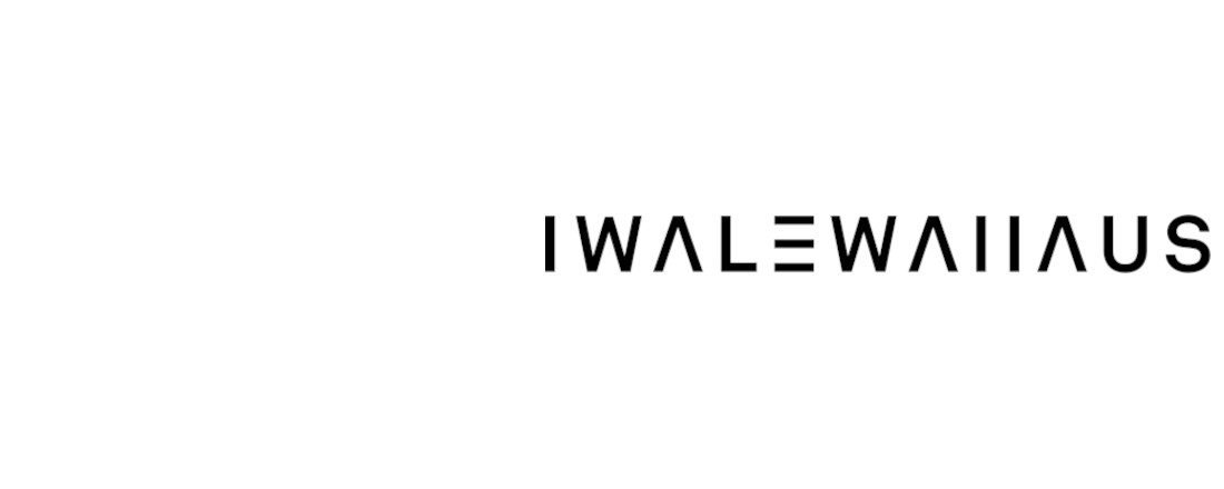 Schwarz-weiß Logo Iwalewahaus